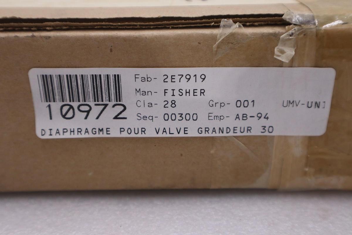 Fisher 2E7919 Diaphragm Size 30 Hallite - NEW IN BOX - STOCK GF1005