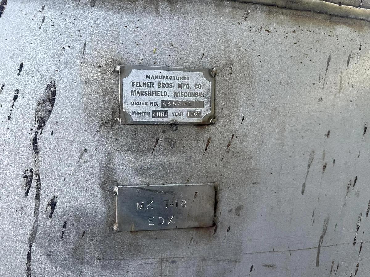 Used 10,000 GALLON MATRIX SERVICE 12' DIAMETER 12' HIGH 316L STAINLESS STEEL  TANK