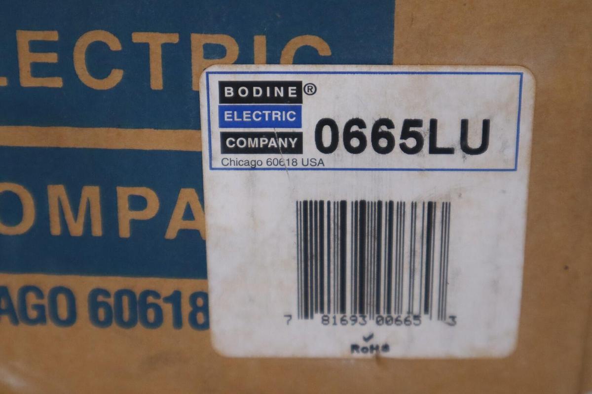 Bodine gear motor 45R5BFPP-E2 230V 3PH 1/4HP 10:1 170 RPM NEW UNIT STOCK H828