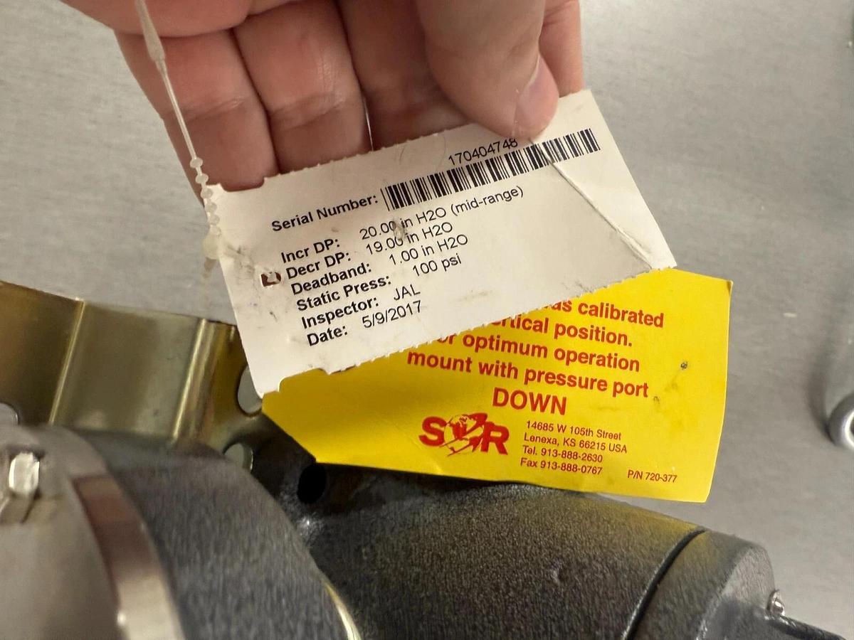 SOR Pressure Switch - Explosion Proof  22TA-K614-M4-C1A-PKRR NEW STOCK G224