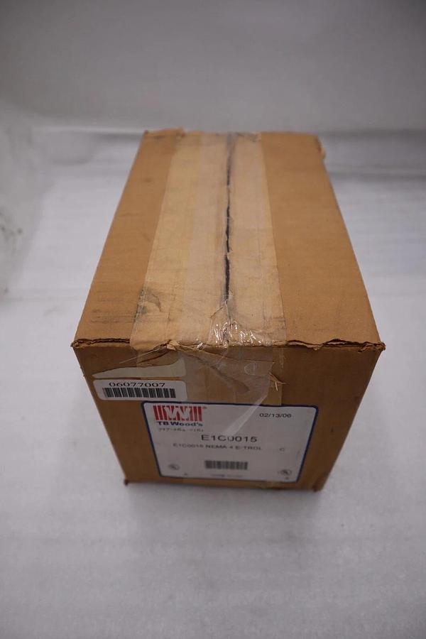 Used NEW IN BOX TB WOODS E1C0015 DC MOTOR CONTROL E-TROL 1.5 HP STOCK H50