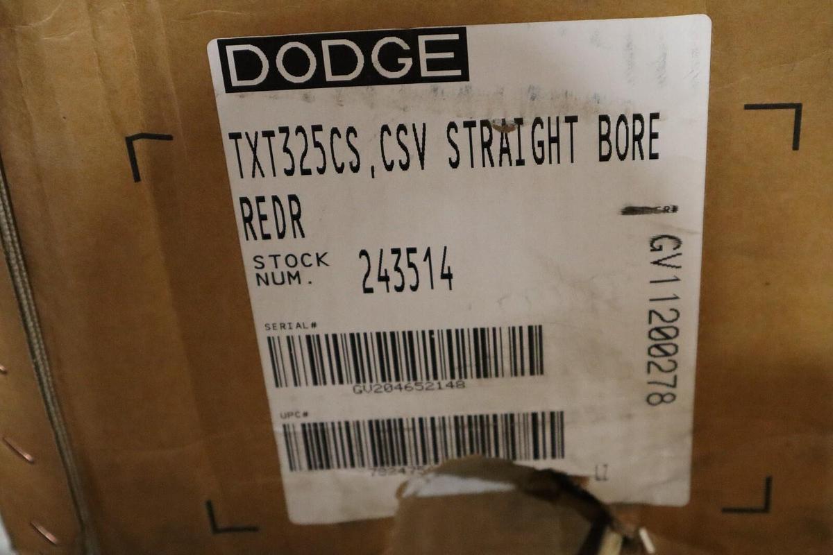 New Dodge 243514 TXT325CS CSV STRAIGHT BORE REDR STOCK S676