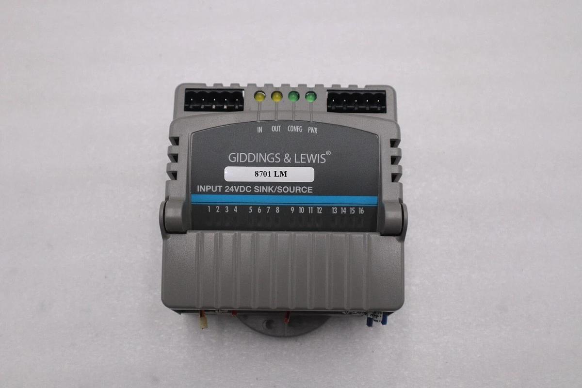 Used GIDDINGS & LEWIS M.1300.7372 R1 Input Module 24VDC SINK/SOURCE STOCK 623-D