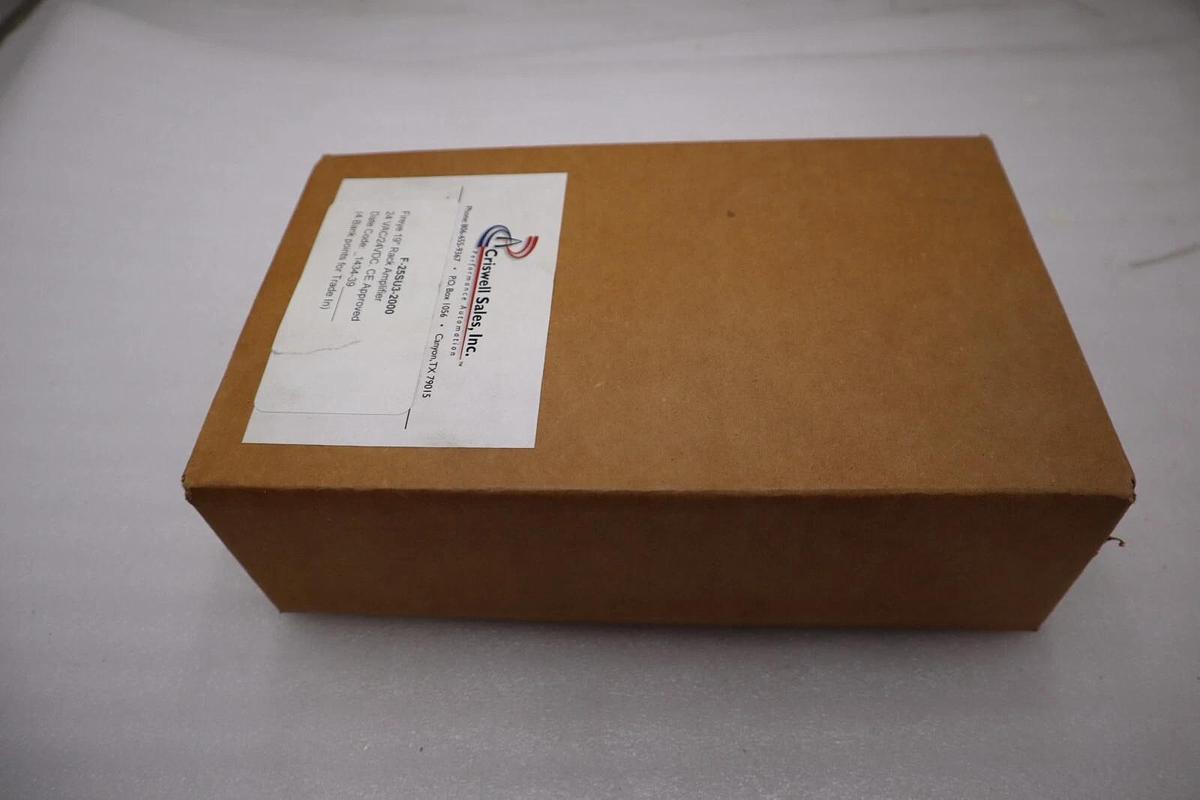 Used FIREYE 25SU3-2000 19" FLAME AMPLIFIER NEW IN BOX STOCK 3807