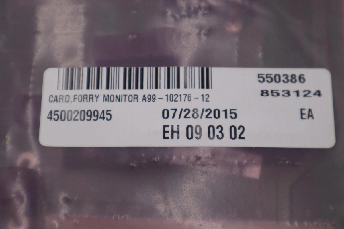 Used NEW FORRY CIRCUIT BOARD MONITOR 102176-12 REV F STOCK G655