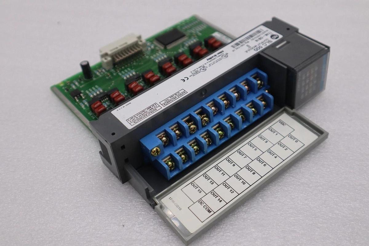 Used Allen Bradley 1746-OB16 Ser. D SLC 500 16-Point DC Output Module STOCK K-101-D