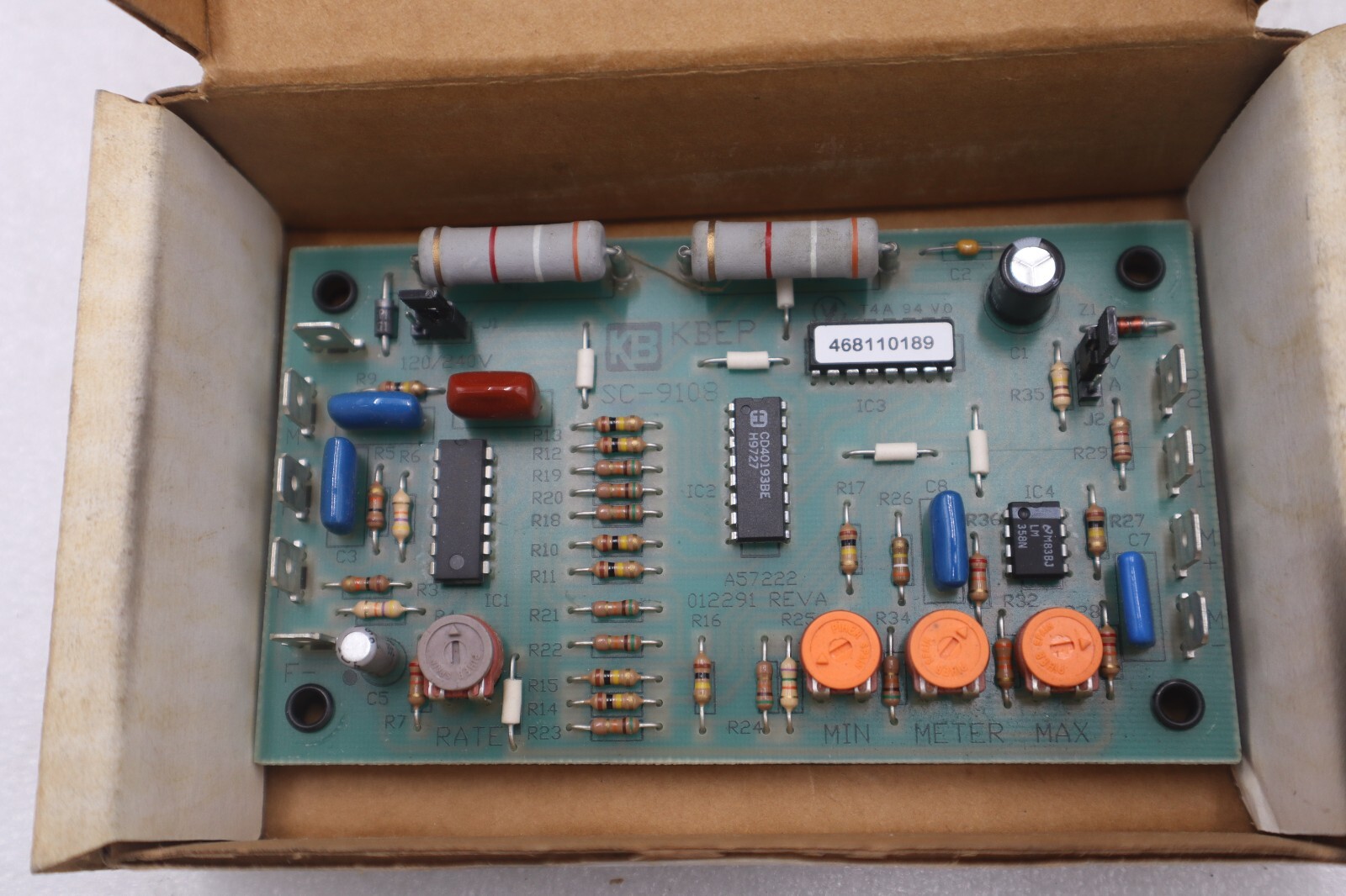 Used BALDOR BC151 POIENTIOMETER KIT STOCK #K-3690