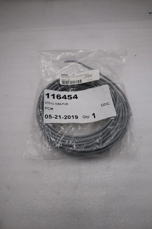 Pepperl+Fuchs V15-G-10M-PUR Sensor Actuator Cordset Female 5-Pin 10m #G807A