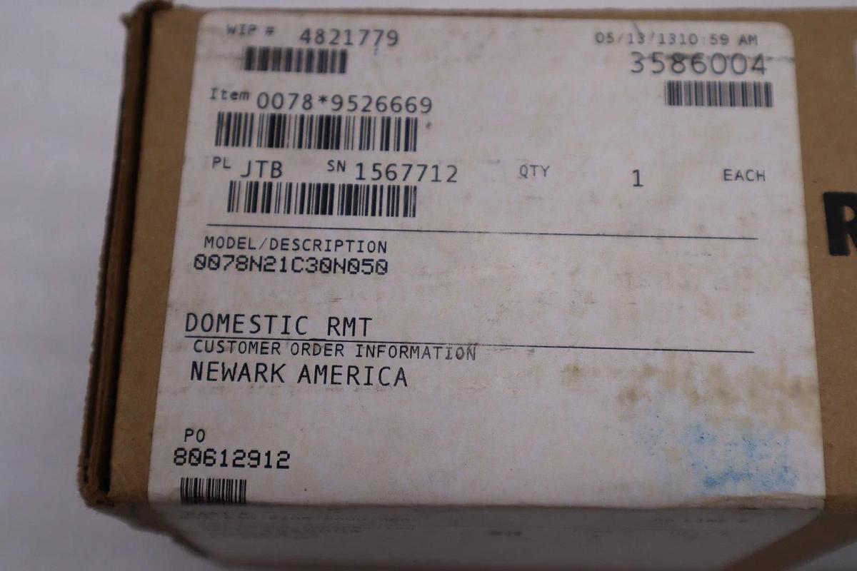Used Rosemount 0078N21C30N050 Pressure Transmitter NEW IN BOX STOCK GF-162