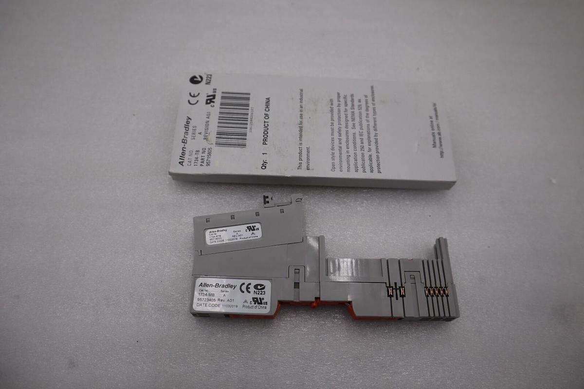 Used NEW OPEN BOX AB Allen Bradley 1734-MB Point I/O Base 1734-MB STOCK G346A