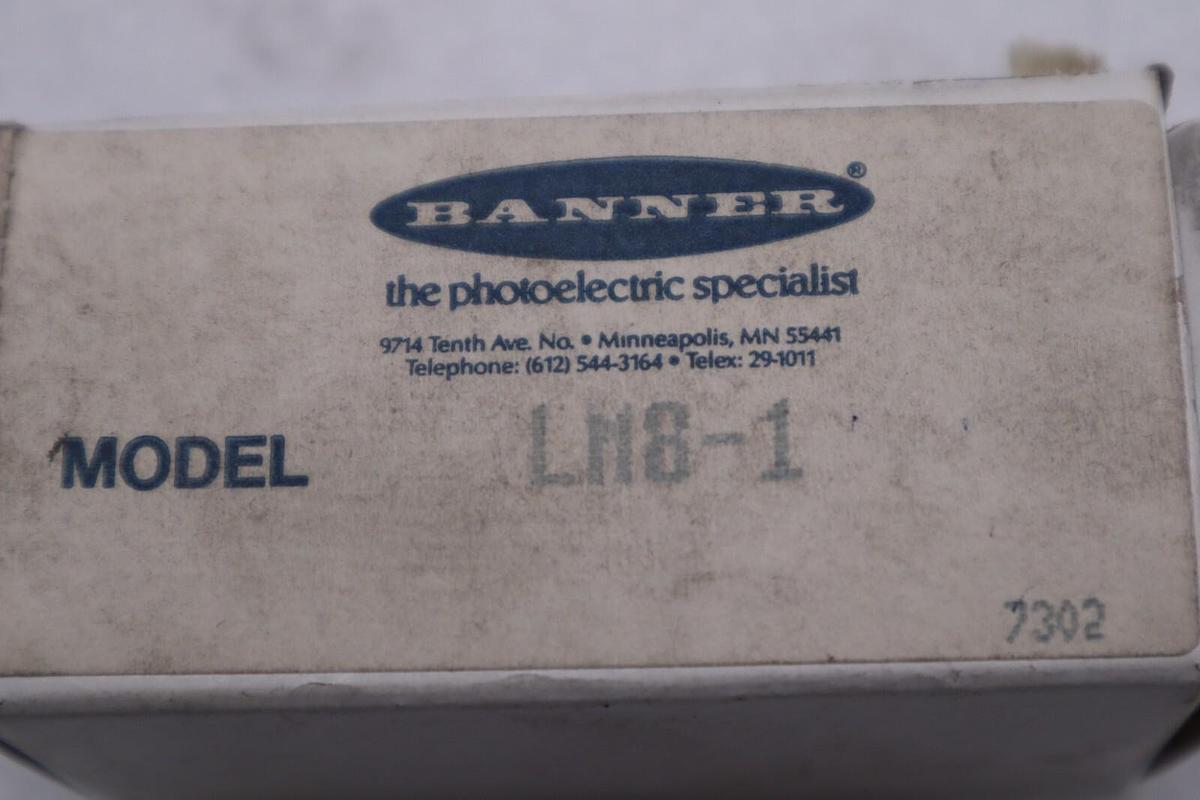 Used Banner Engineering LM8-1 Logic Module for Photoelectric Switch STOCK K-3665