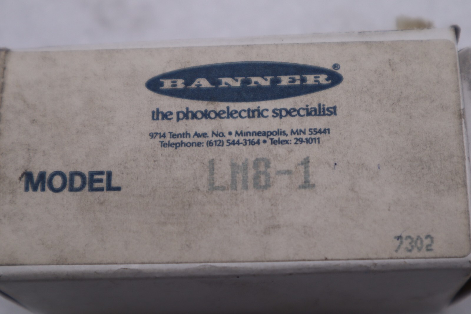 Used Banner Engineering LM8-1 Logic Module for Photoelectric Switch STOCK K-3665