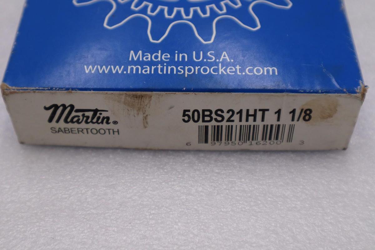 MARTIN SPROCKET & GEAR INC 50BS21HT 1 1/8 / 50BS21HT118 STOCK H840A