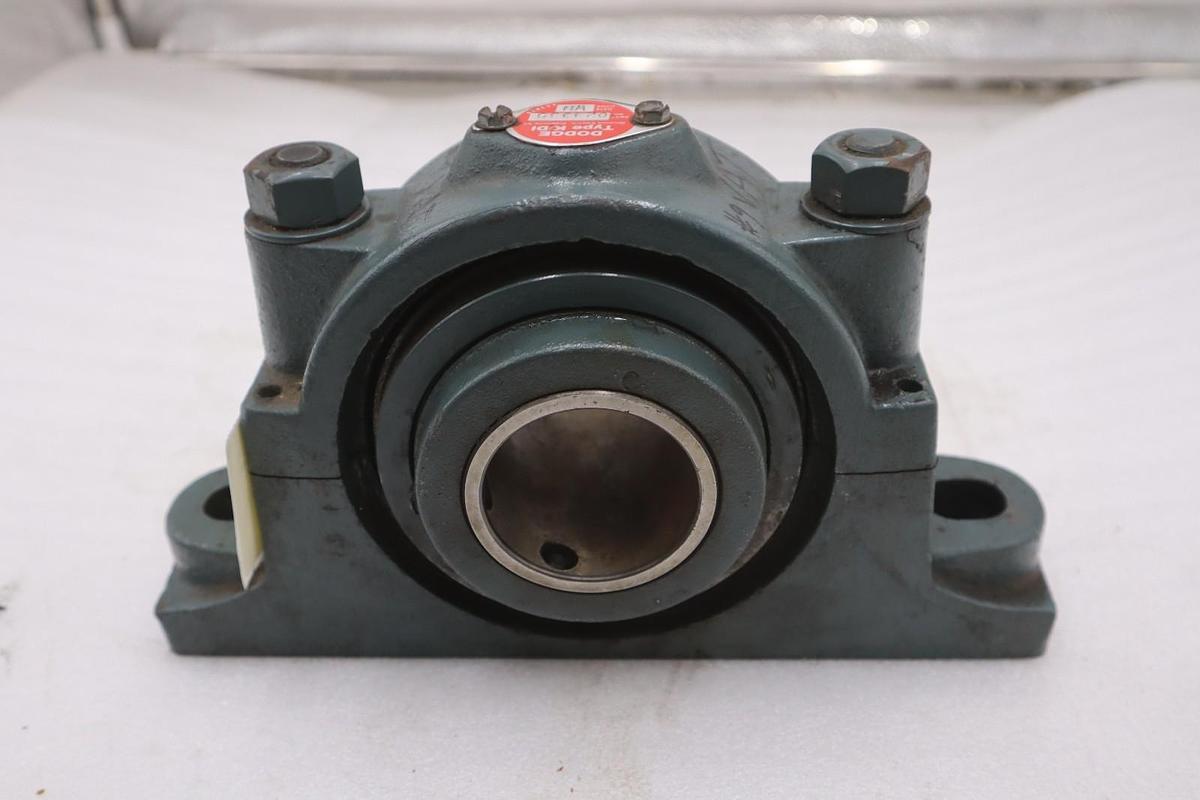 Used Dodge 023339 P2B-DI-203R Double Interlock Pillow Block Bearing Unit STOCK CC-60
