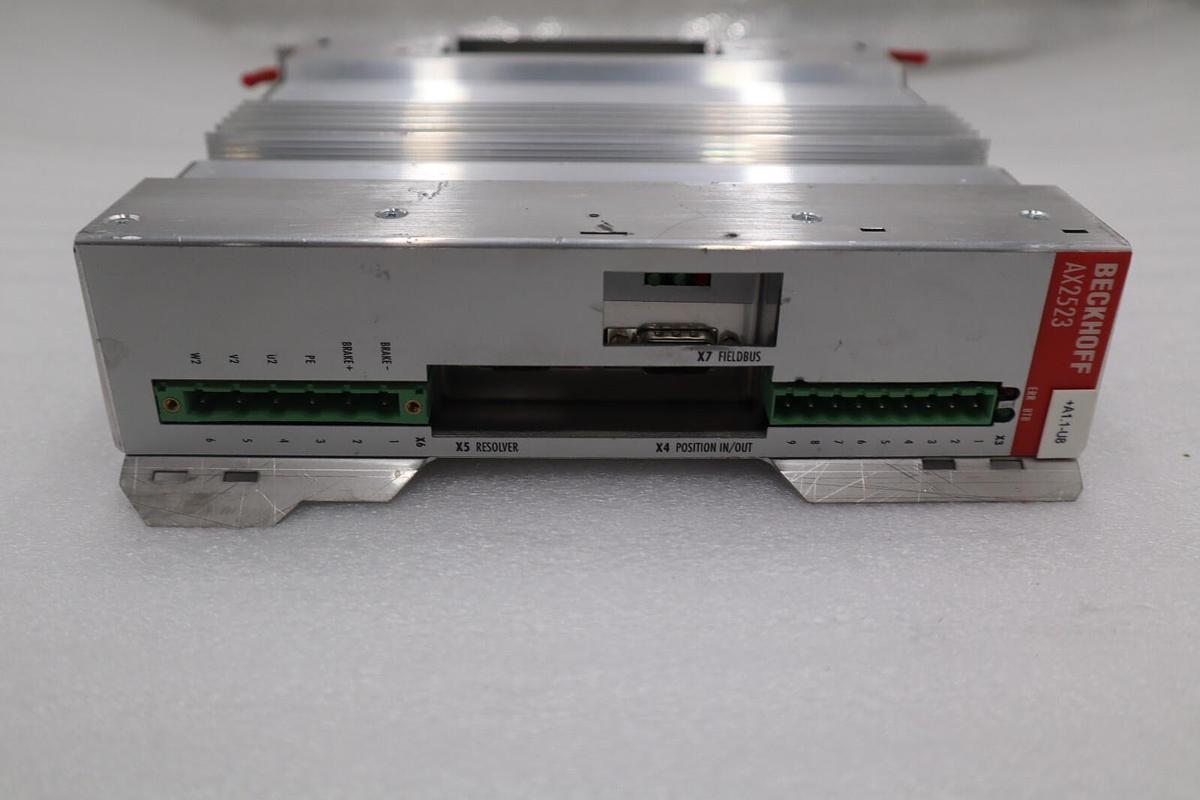 Used Beckhoff AX2523-B750 Servo Drive STOCK 3431-D