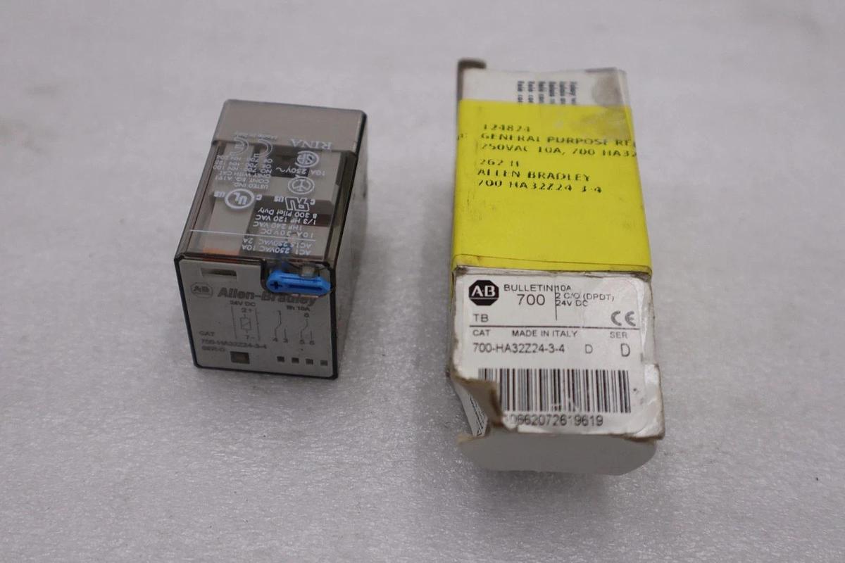 NEW OPEN BOX AB Allen Bradley 700-HA32Z24-3-4/D Relay STK K2102CC