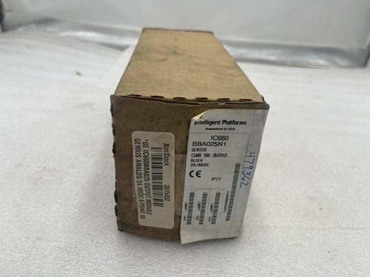 GE Fanuc IC660BBA025N / IC660BBA025N1 GENIUS Curr SRC Output Stock K-2115