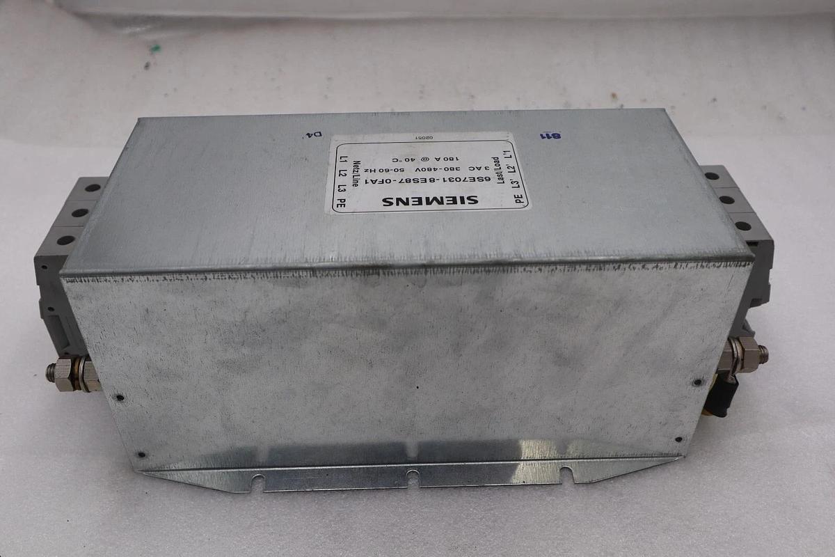 Used Siemens 6SE7031-8ES87-0FA1 Interference Suppression Filter Masterdive STOCK 4744