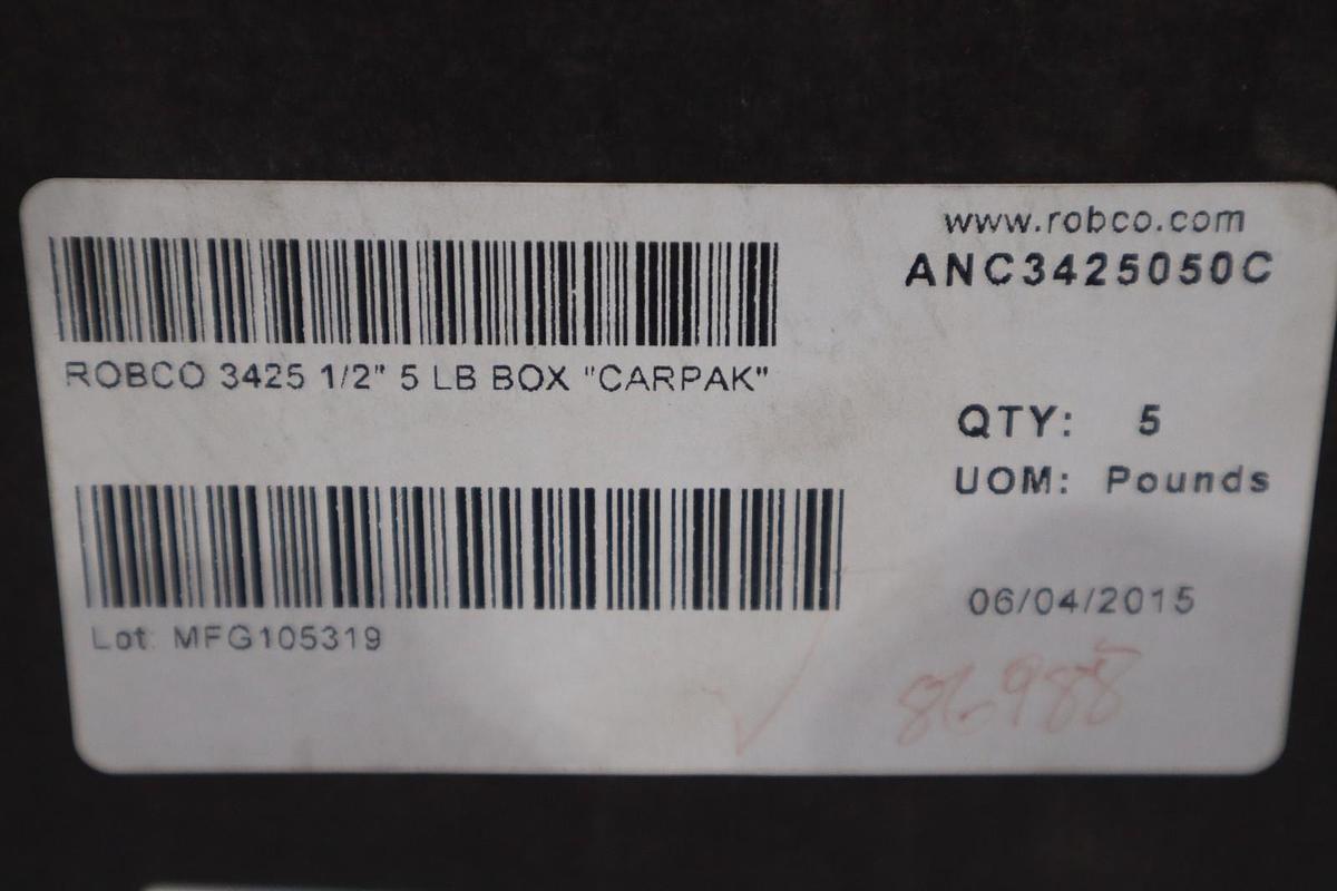 ROBCO ANC3425050C 3425 1/2" CARPAK 5 POUNDS - NEW IN BOX - STOCK GF855