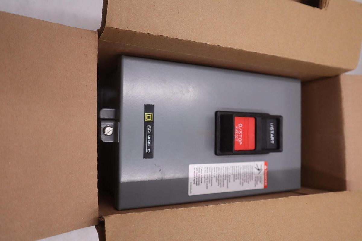 Used SQUARE D 2510MCA3 Manual Motor Starter NEW OPEN BOX STOCK GF815