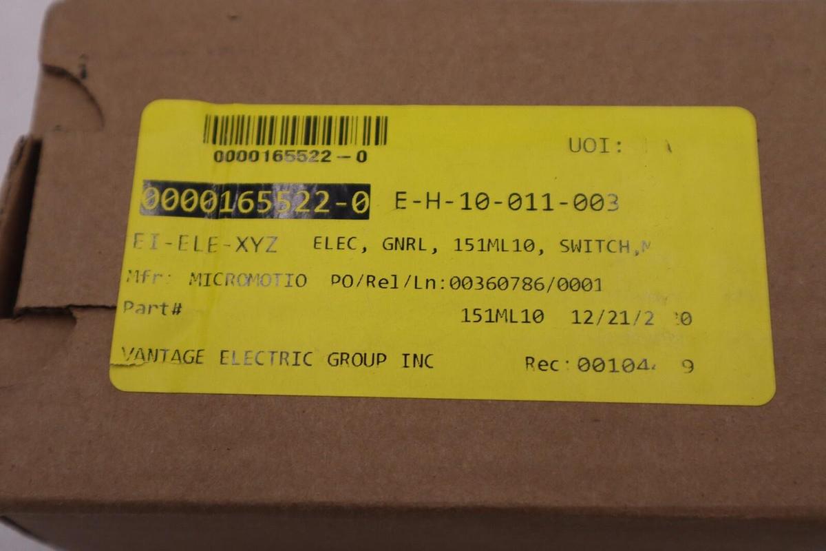Used Honeywell Limit Switch 151ML10 Side Rotary w/Rod NEW UNIT STOCK G14A