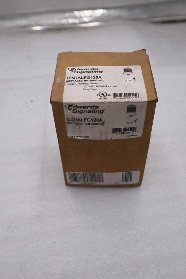 Used EDWARDS SIGNALING 125HALFG120A 125 CLASS FLASHING HALOGEN BEACON - STK K765CC
