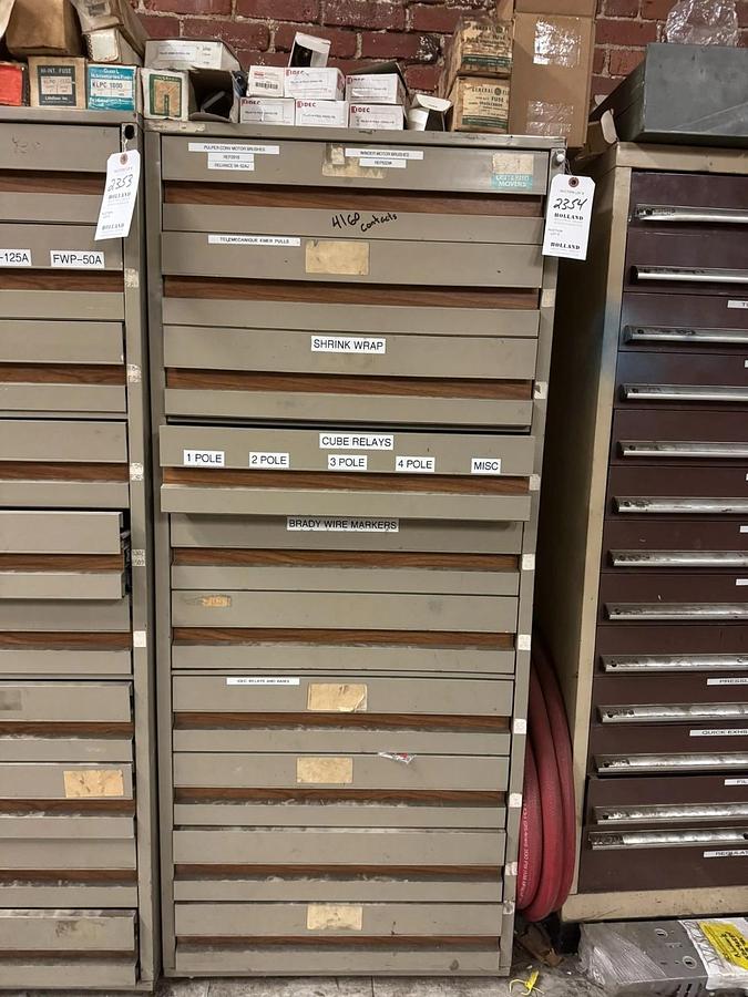 Used VIDMAR STYLE MICROFORM FILE CABINET 10 DRAWER (NO CONTENTS)