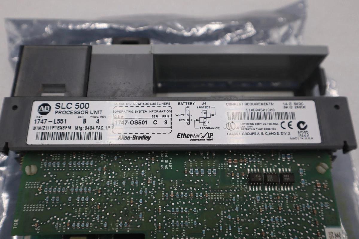 Refurbished Allen Bradley 1747-L551 SLC 500 SLC 5/05 CPU Processor Controller Ser A STOCK H5