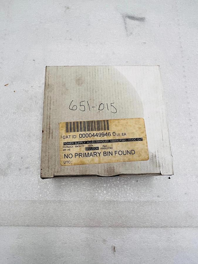 New Allen Bradley 1606-XLP36C Power Supply STOCK 3816