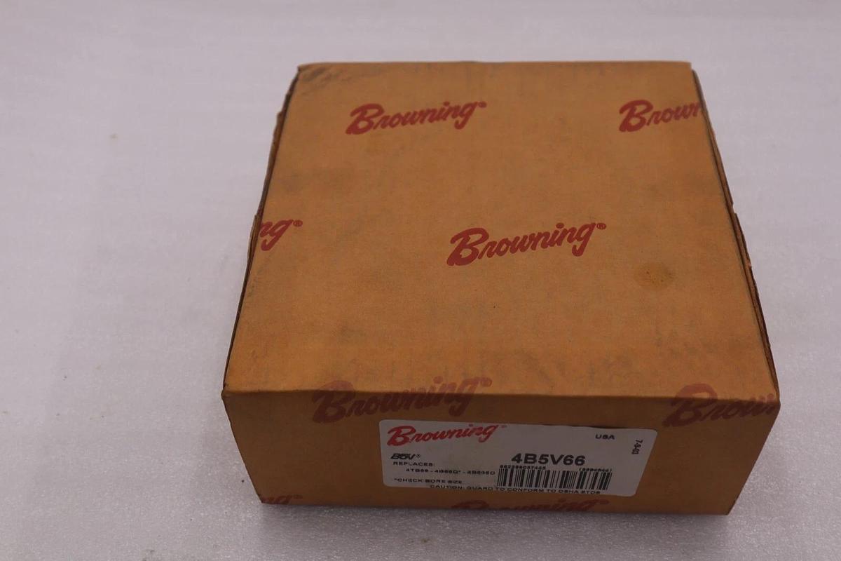 Used NEW Browning 4B5V66 V-belt Sheave 6-7/8in Od 4 Groove 2-5/8in STOCK B-1416