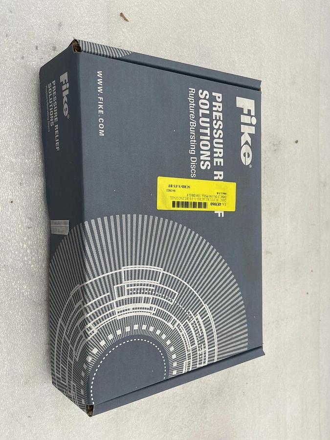 Used FIKE RUPTURE DISC SIZE 3 INCH scrd-v bt fs cs fike  Stock 3424
