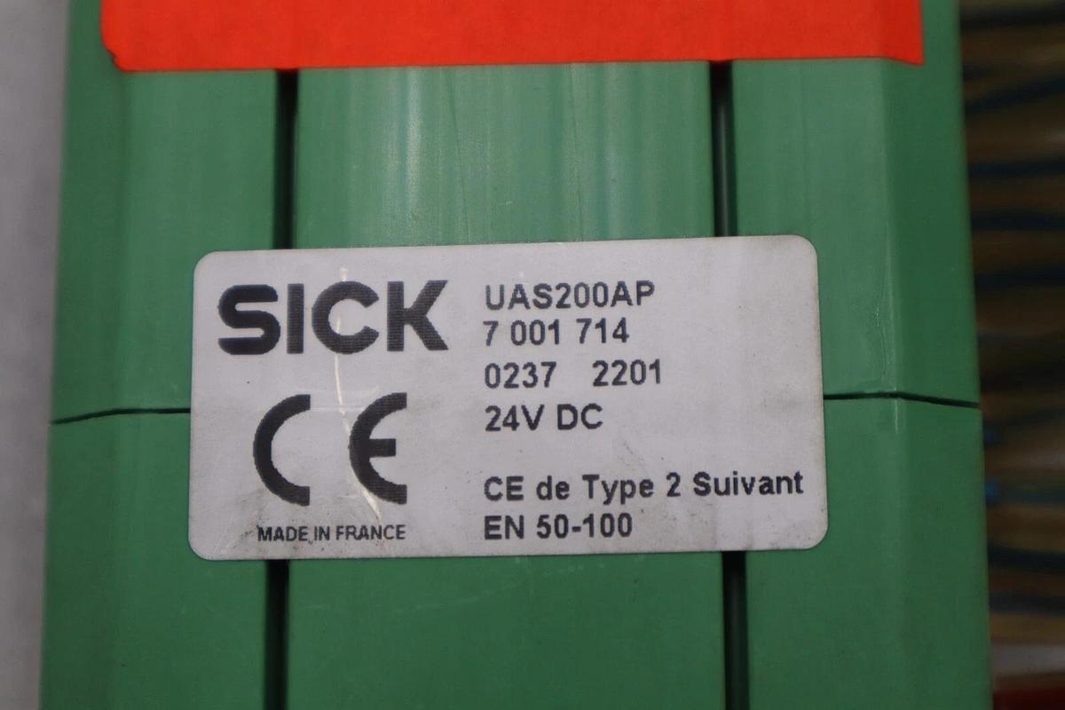 Used Sick UAS200AP SAFETY CONTROL INTERFACE TYPE 2 2NO/1NC RELAYS 24V STOCK K-3832