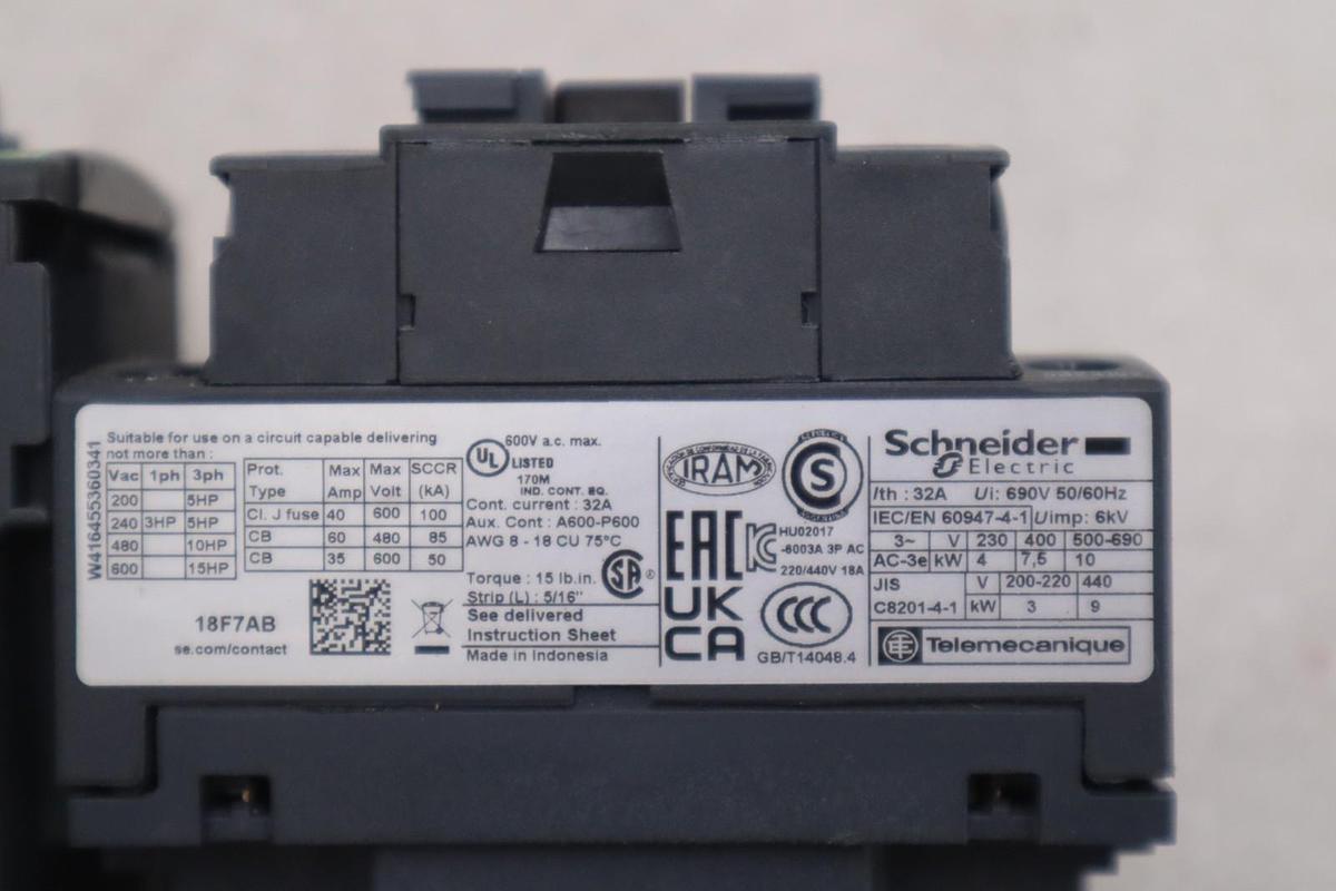 Used SCHNEIDER ELECTRIC LDR 35 TESYS STOCK #L-239B