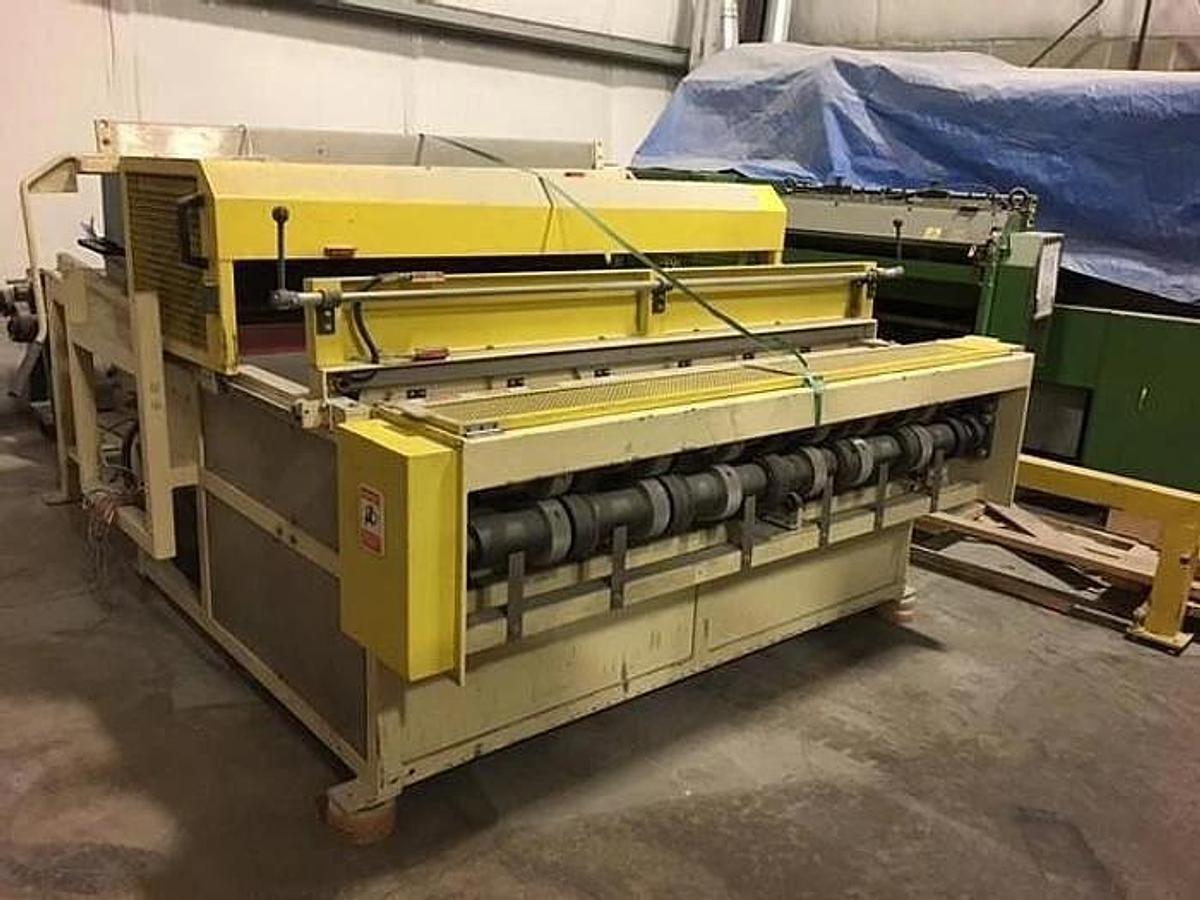 Used 90" WIDE CORE LINK CORE STRIPPER SYSTEM 16" DIAMETER ROLL CAPACITY