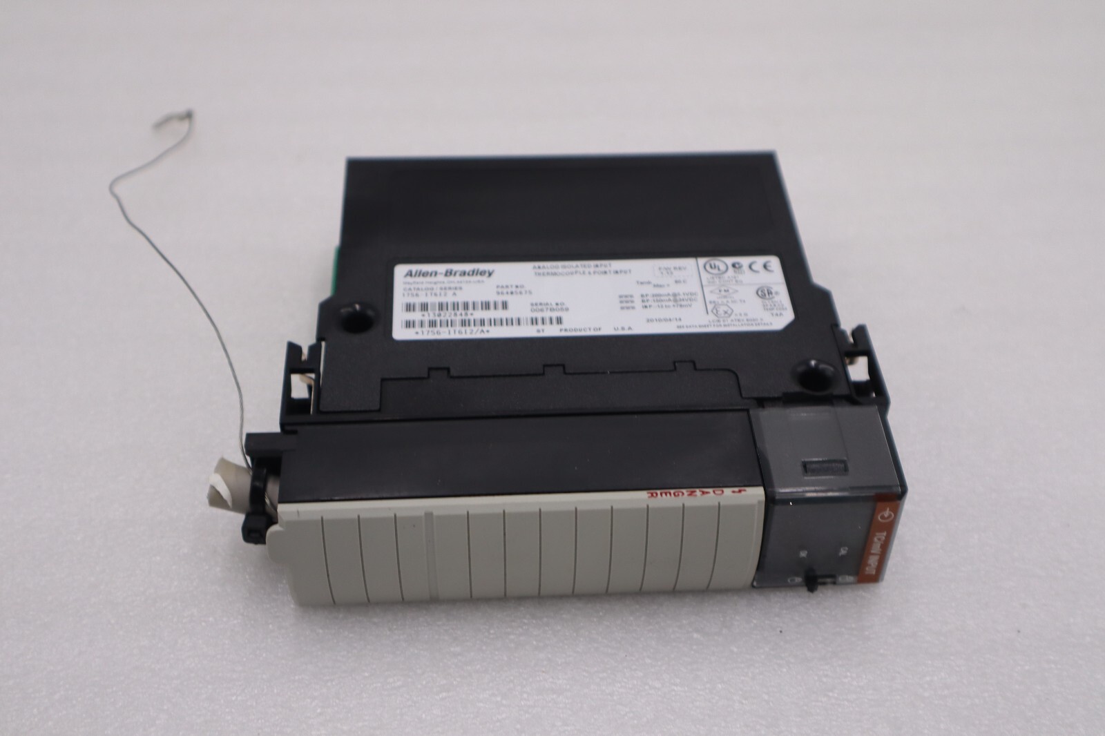Used Allen Bradley 1756-IT6I2 Ser A ControlLogix 6-Channel Analog Input Module #H120A