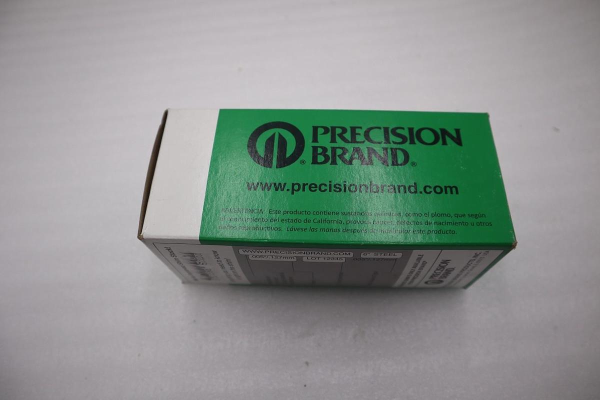 Used NEW OPEN BOX Precision Brand 16155 Steel Shim .0015 6" X 100" STK H405A