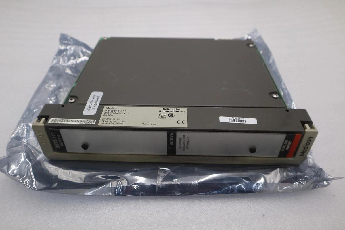 Used SCHNEIDER ELECTRIC AS-B875-111 PLC MODULE STOCK G209