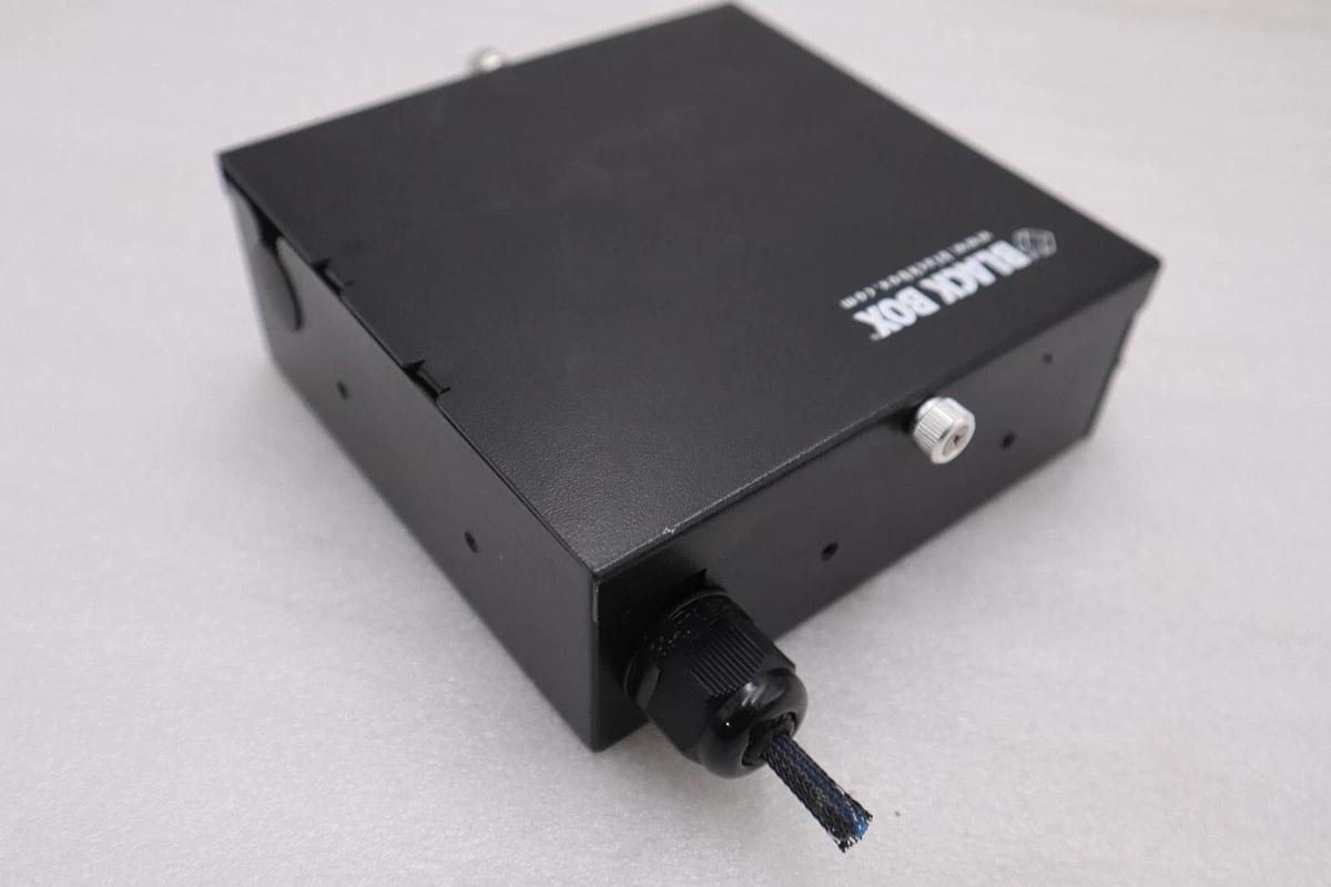 Used Black Box JPM398A JPM39 Series DIN Rail Mini Fiber Enclosure STOCK K-1119-A