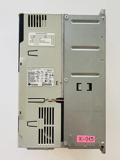 Used ALLEN BRADLEY 20BC5P0A0AYNANC0 SER. B F/W 10.001 SERVO DRIVE  #K-013