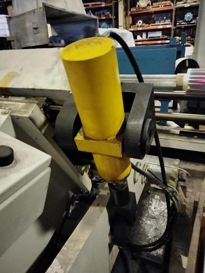 Used 60" WIDE FEEC SHAFTLESS FLOOR PICK UP UNWIND STAND 60" DIAMETER