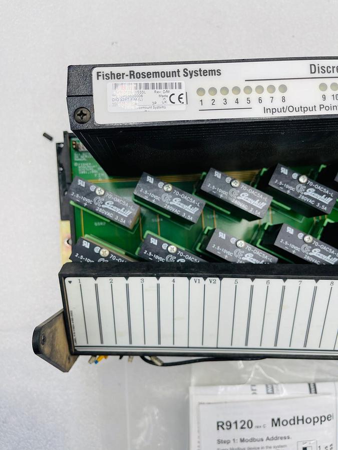 Used Fisher-Rosemount 01984-4121-0002 Isolated Discrete Termination Panel A #2316