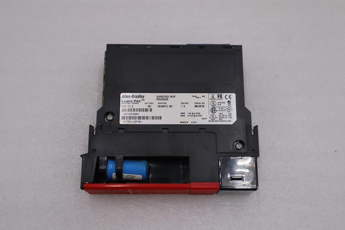 Used ALLEN BRADLEY 1756-LSP SERIES B GUARDLOGIX PROCESSOR STOCK 853C