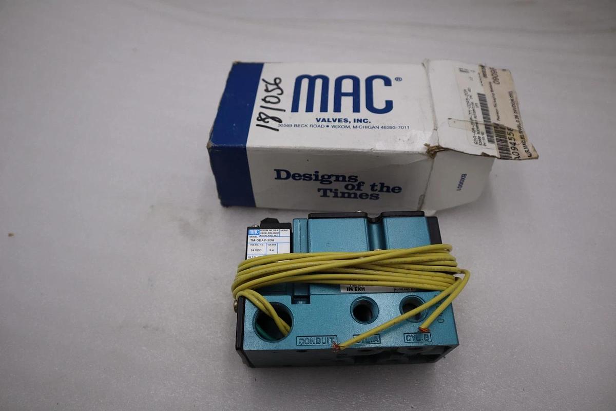 NEW MAC VALVES 82A-AA-BAA-TM-DDA5-2DA SOLENOID VALVE 82 SERIES 4-WAY STK H803A