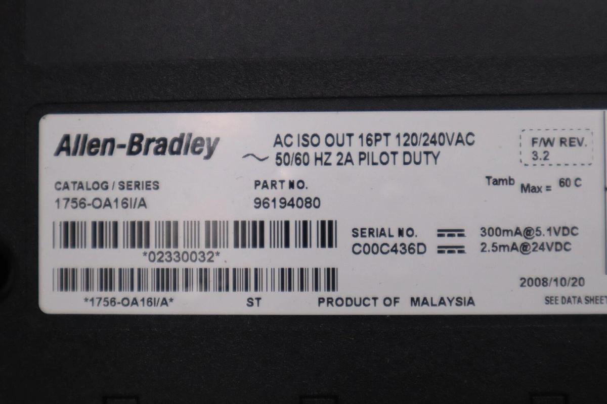 NEW OPEN BOX AB Allen-Bradley 1756-OW16I ControlLogix Relay Module STK K-1230-A