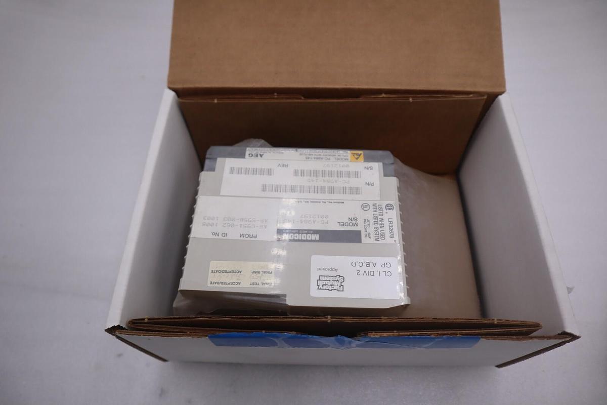 Used NEW OPEN BOX AEG PC-A984-145 Control System Modicon CPU Module STK G60A
