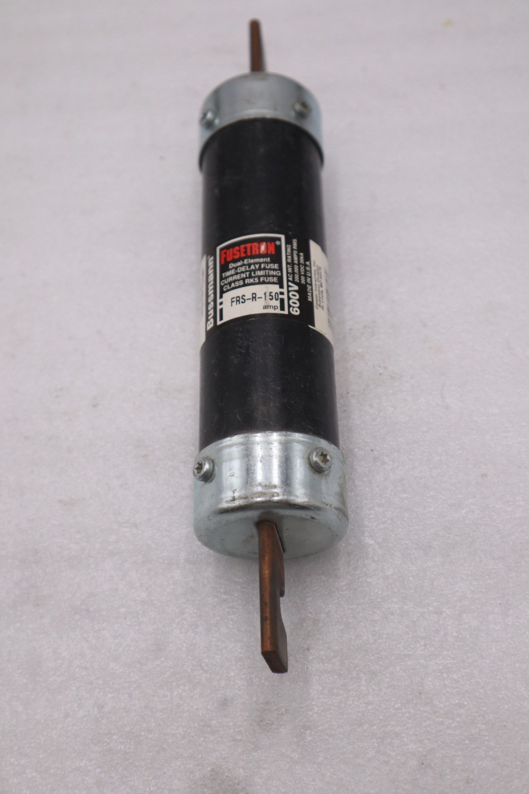 LOT OF 2 - FUSETRON - FRS-R-150 - Dual Element Fuse Class Rk5 - STOCK 4950A