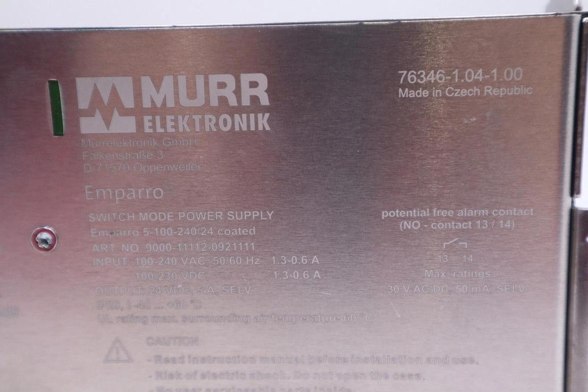 Used Murr Elektronik D-71570 Oppenweiler Coupler Component 9000-11112-0921111 #K-1691