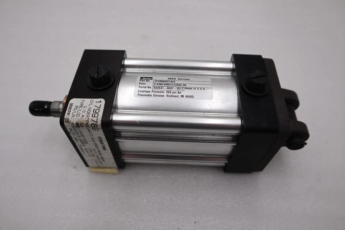 New Parker 1P4MA0021422 4MA SERIES TIE ROD PNEUMATIC CYLINDER STOCK H1475