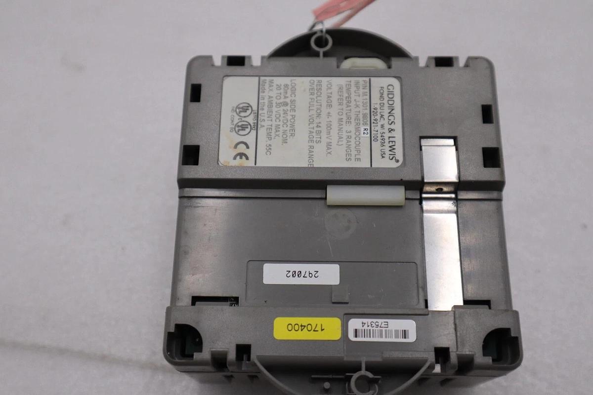 Used Giddings & Lewis M.1301.9806 R2 Input J-K Thermocouple Temperature STOCK 1487A