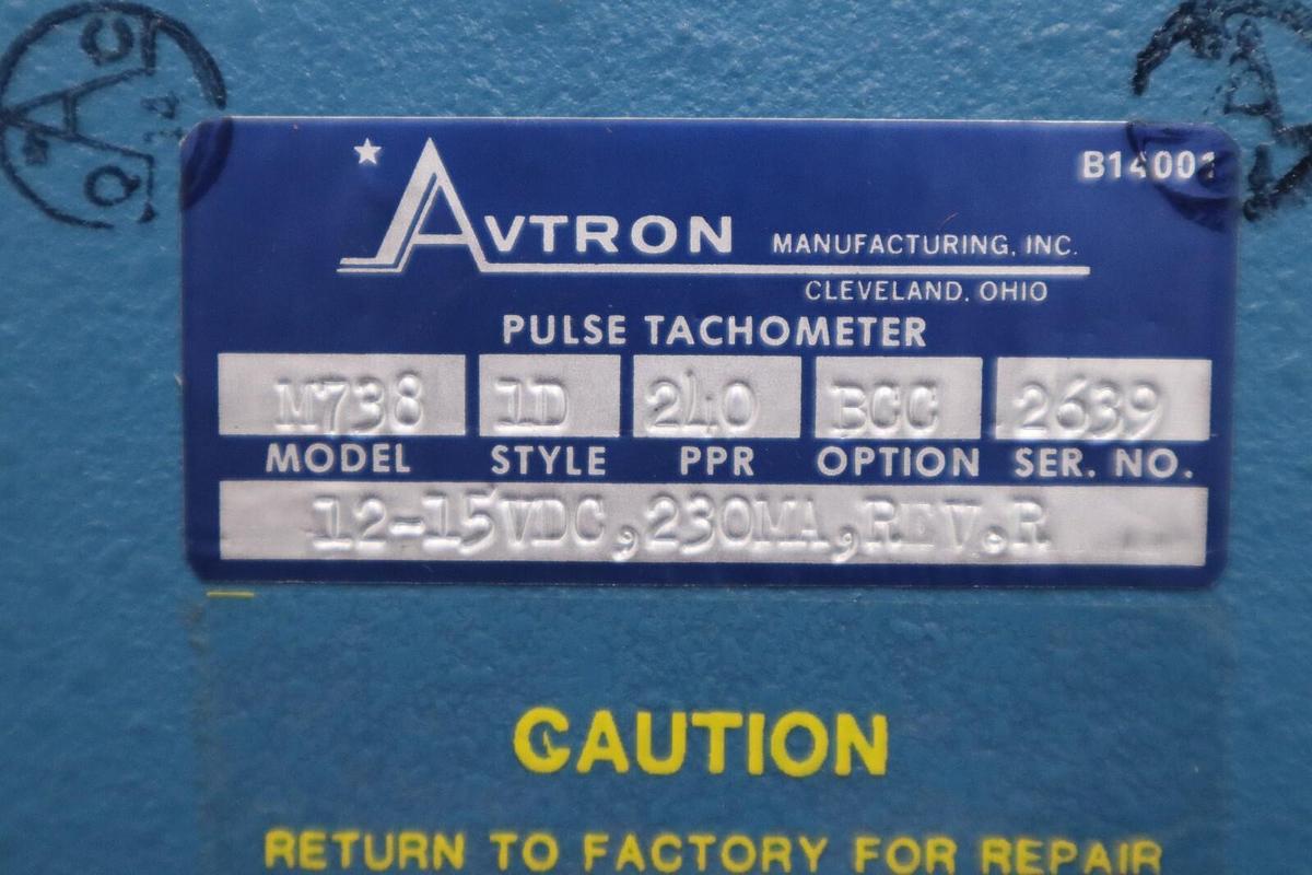 Used Avtron MODEL M484L / M484L48-LF1 ENCODER 12-15v-dc NEW UNIT STOCK G282A